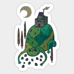 Under Froghill's Embrace Sticker